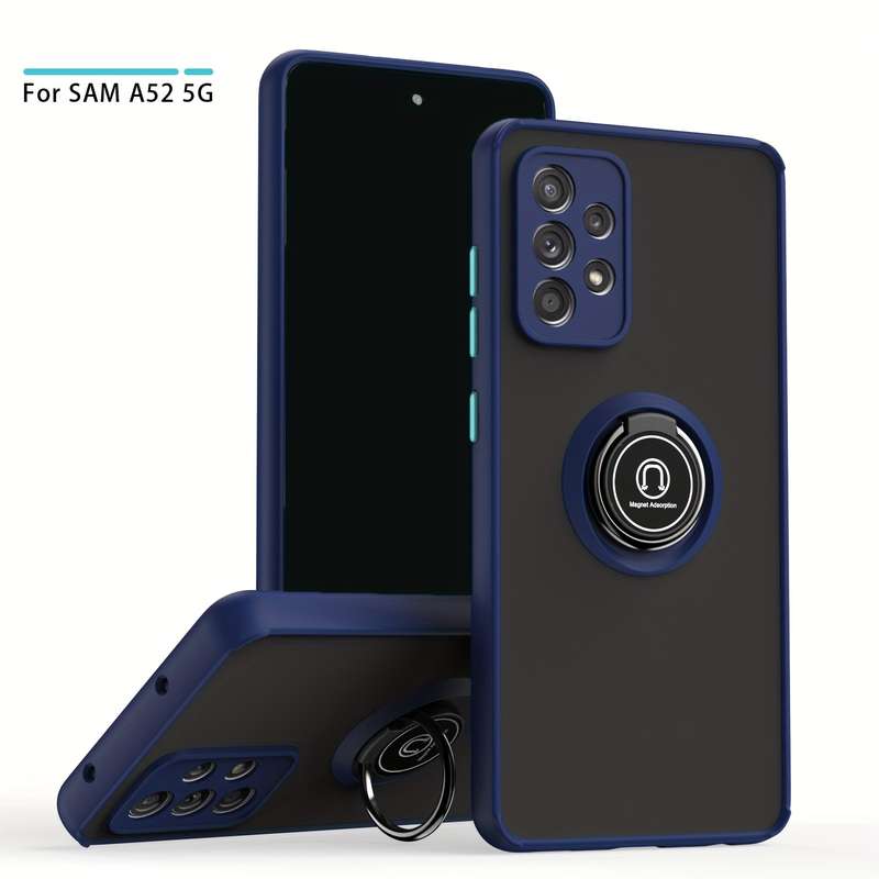 1pc Navy Blue For Samsung Galaxy A52 Phone Cases
