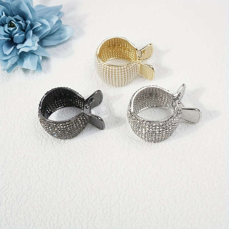 Set of 3 Elegant Ponytail Hair Clips