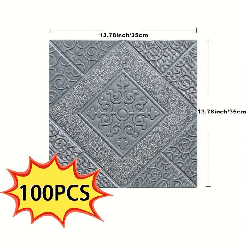 100pcs Wall StickersSilvery