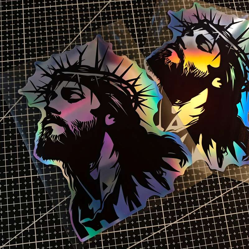 1pc Jesus Christian Themed Stickers