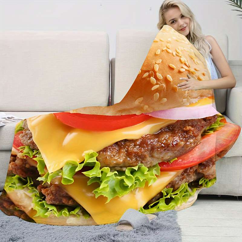 1ps Blanket Color New Burger size 35.4in  90cm