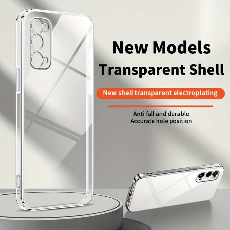 1pc  silvery  For Samsung Galaxy S20 Phone Cases