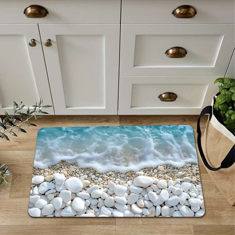 1Pc Blue 19.69x31.49inch 50x80cm Floor Mat