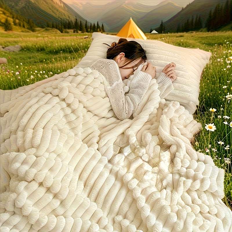 1ps Blanket Color Khaki size 70x100 cm  27.56 x 39.37 inches