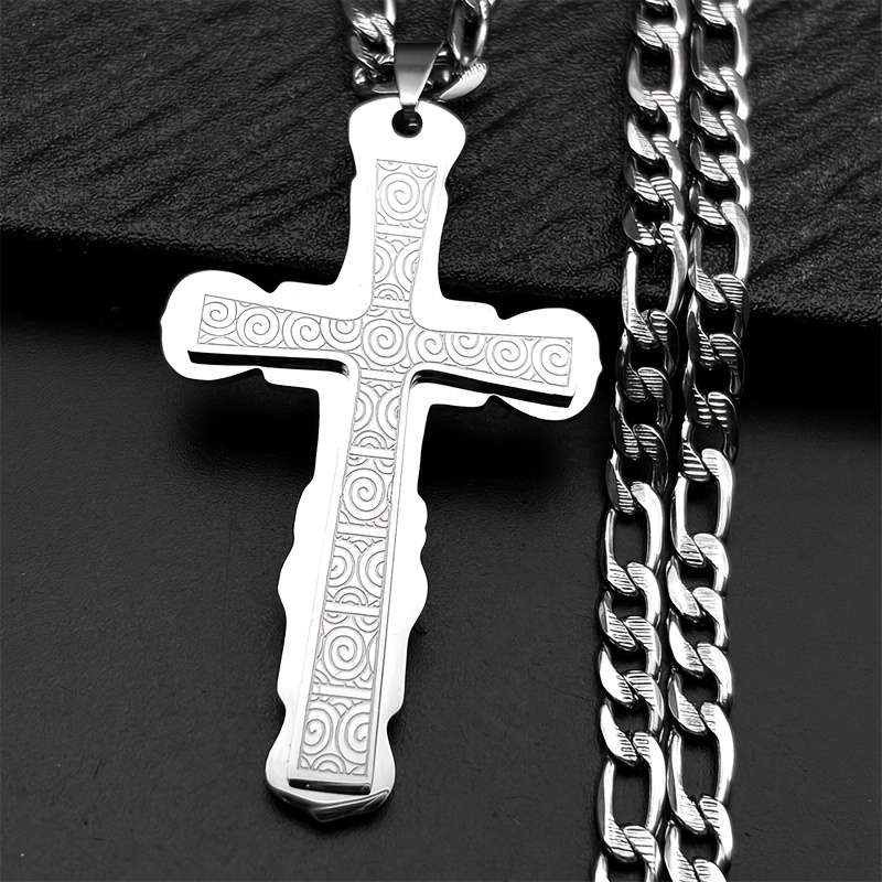 1 Piece Silvery Jesus Theme Pendant
