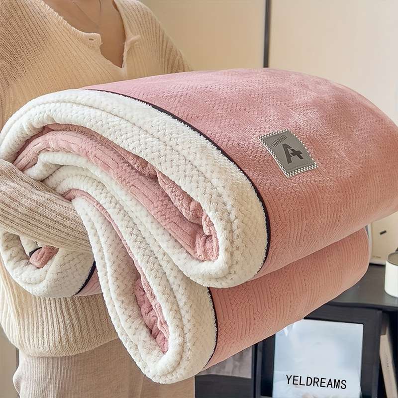 1ps Blanket Color Coffee B size 200x230cm