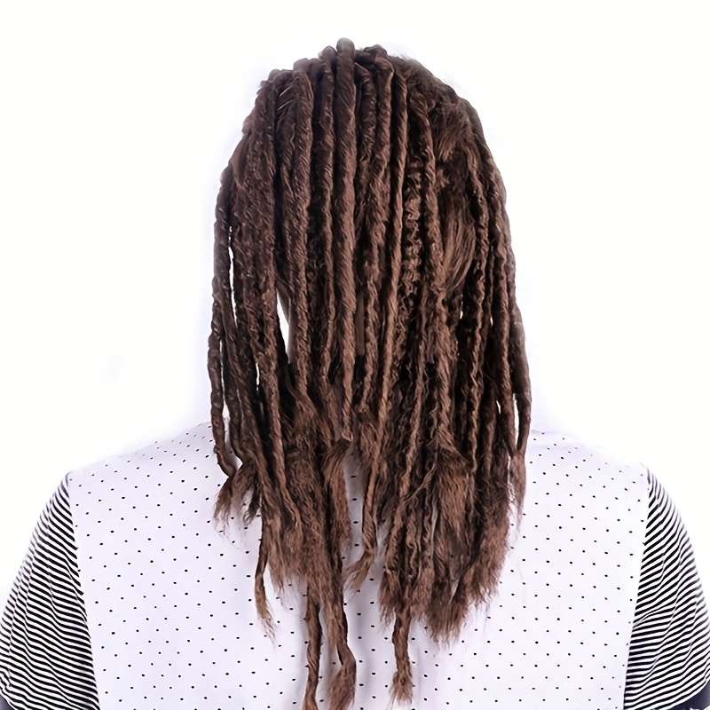 1Pc Coffee Color 50.8cm Fashion Design Wig