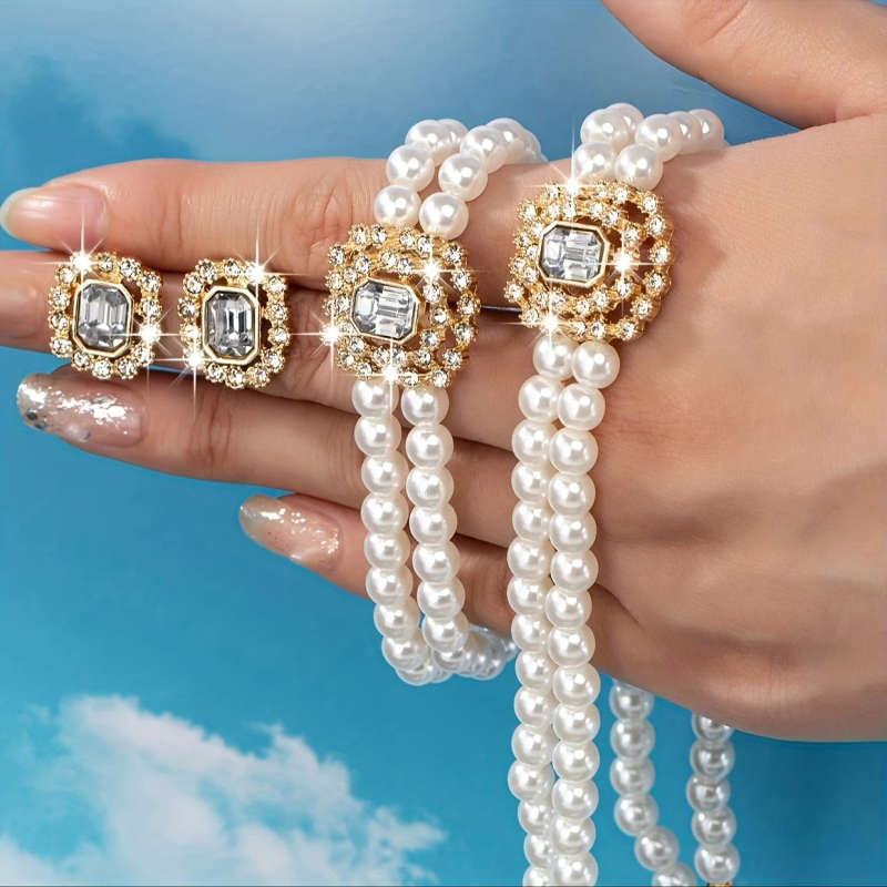 Imitation Pearl Necklace Jewelry