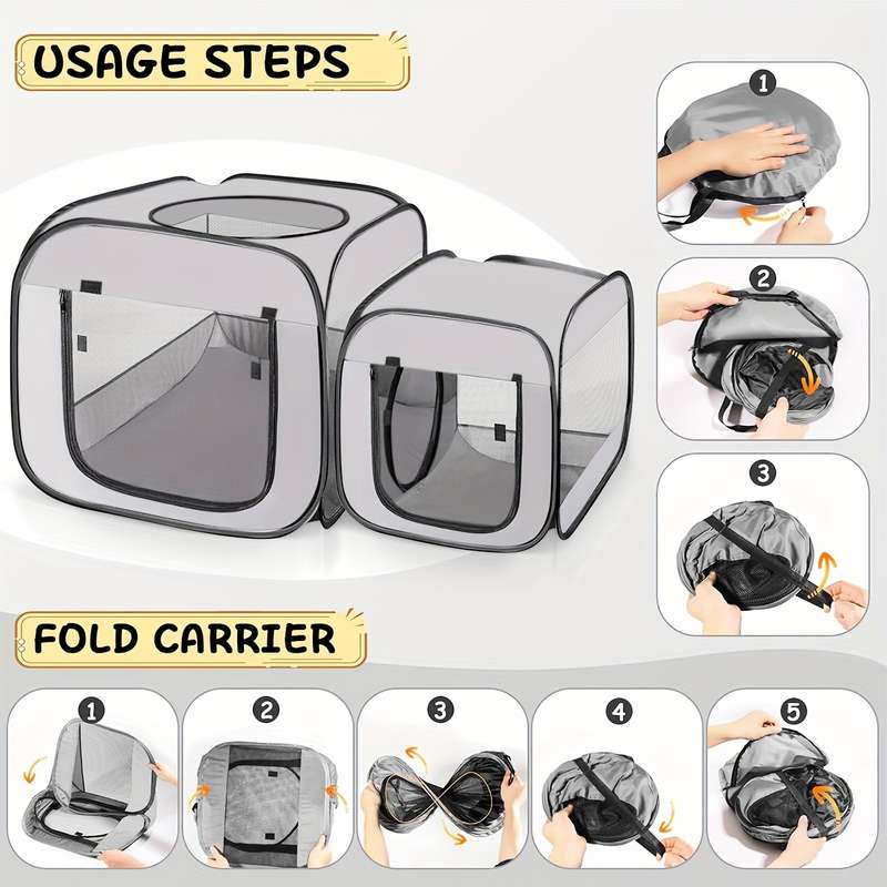1pc Three layers without pulleys Pet Cage