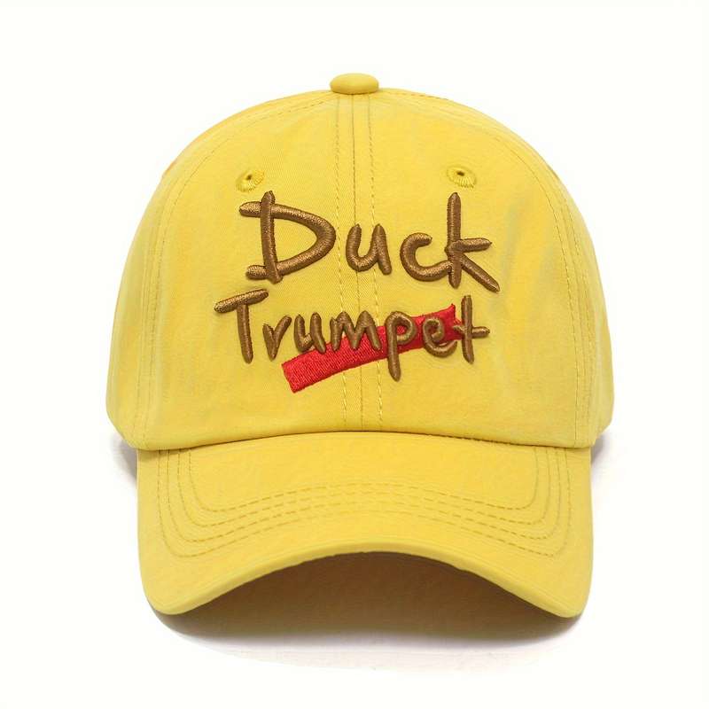 1pc Youngsters' Breathable Cotton Baseball Cap with Cartoon Embroidery Perfect for Outdoor Activit