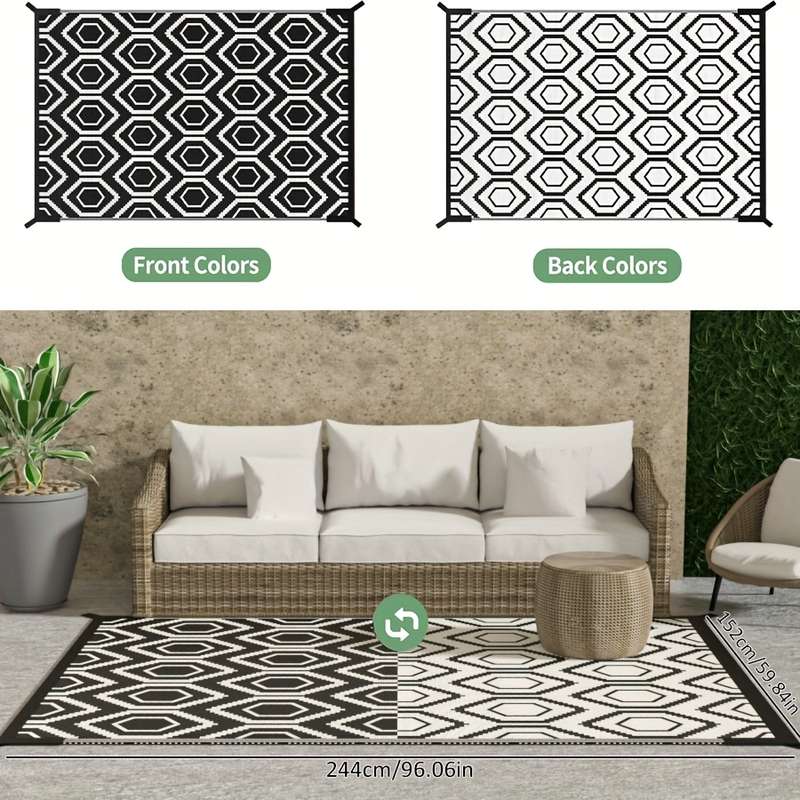 1Pc Grey 6X9FT 182x274cm Floor Mat