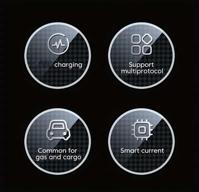 6 In 1 Car Charger With Display