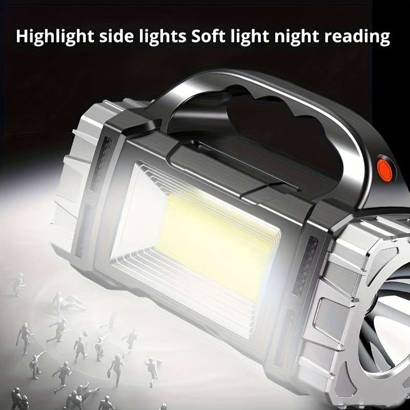 1PC Silvery Flashlight  1 Flashlight
