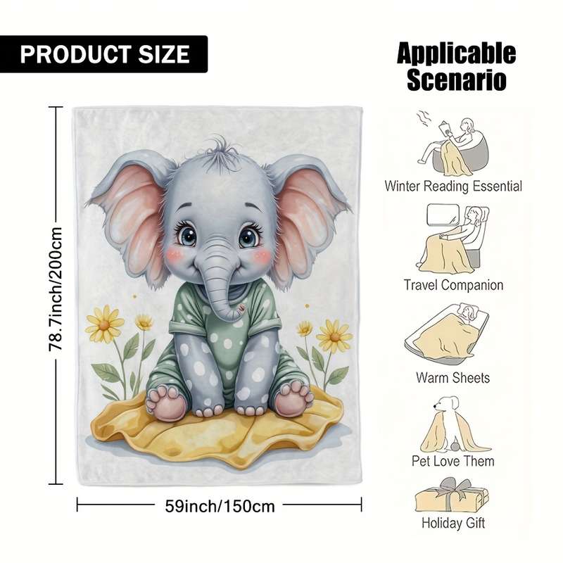 1ps Blanket Size 130X150Cm 51.18X59.06Inch