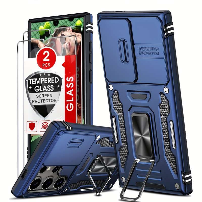 1pc Blue For Samsung Galaxy S25 Ultra Phone Cases
