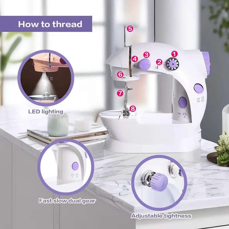 Compact  Portable Electric Sewing Machine