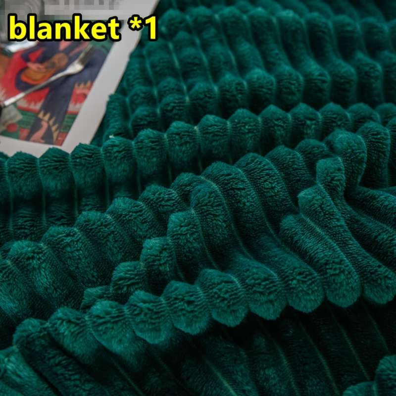 1ps Blanket Color Green size 200X230cm