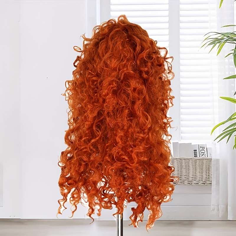 1Pc Orange B016 71.12cm Fashion Design Wig