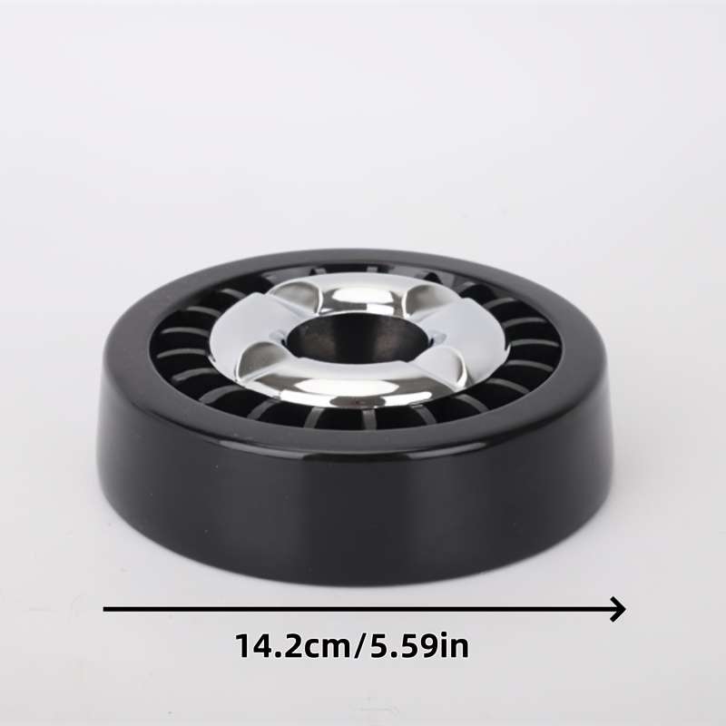 1pc Rotating Metal Ashtray with Windmill Design C Easy-Clean Stylish Home Decor for Living Roo