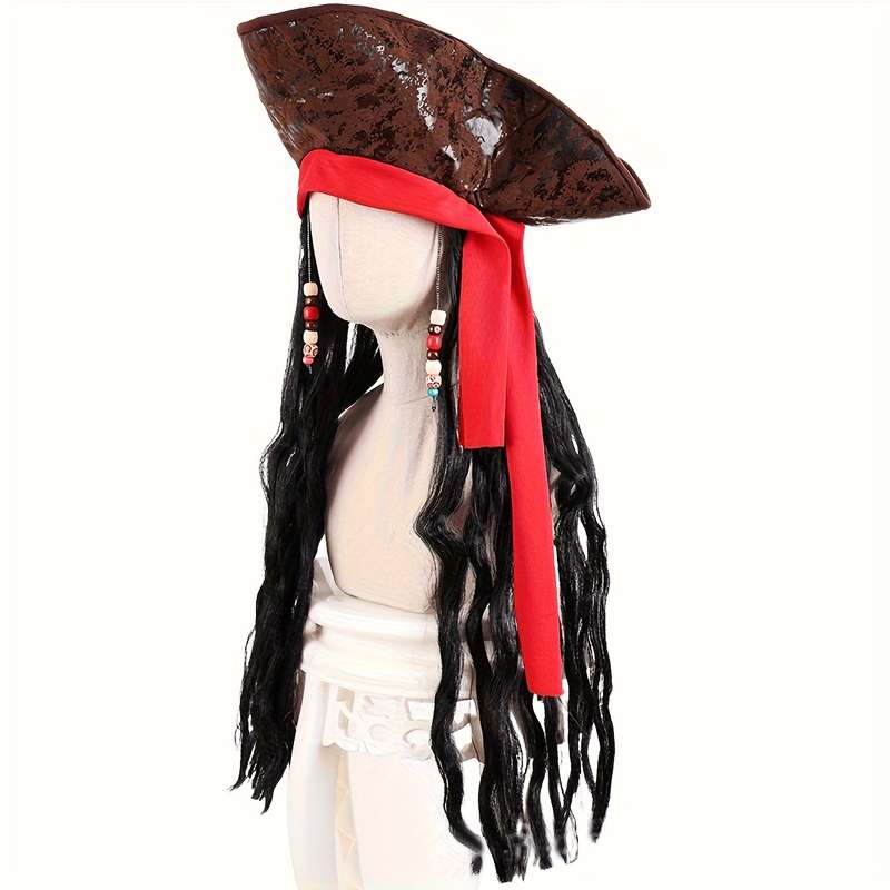 1Pc Black 55.88cm Fashion Design Wig