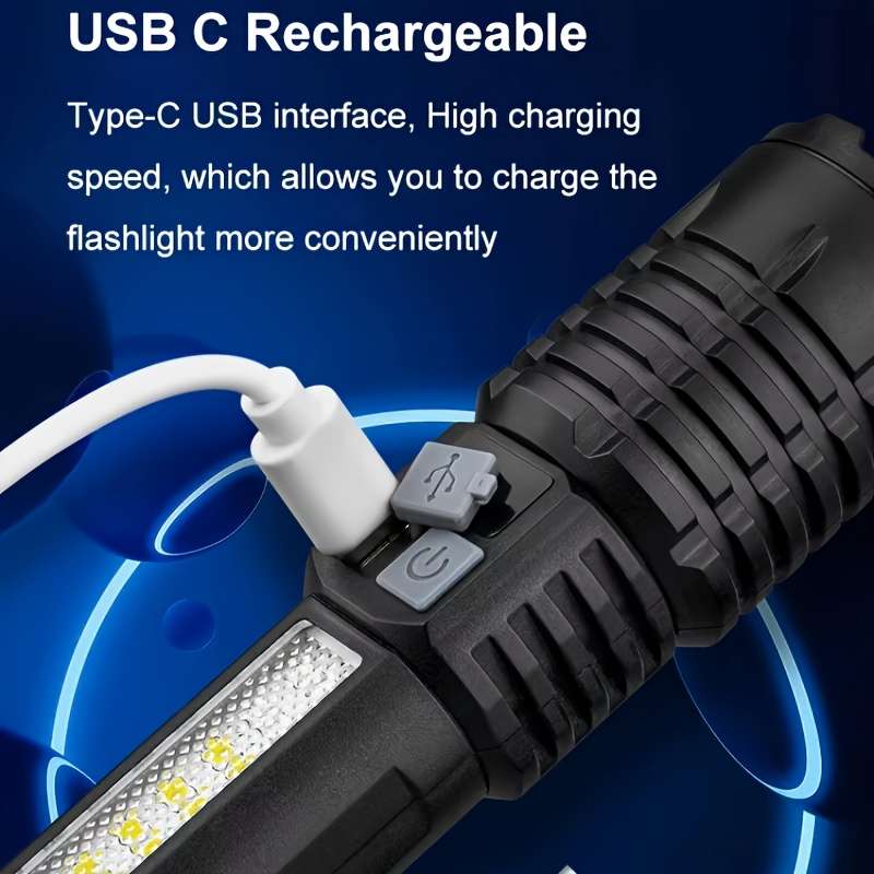 1PC Flashlight With Hook Flashlight