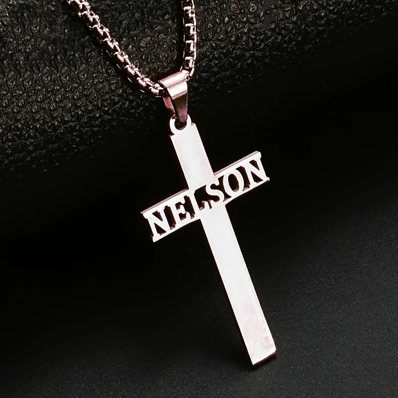 1 Piece Golden Jesus Theme Pendant