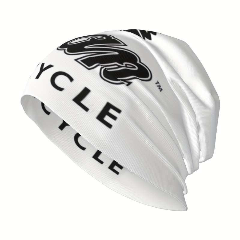 1pc Indian Motorcycles Beanie Hat Soft Thin Polyester Blend Funky Style Bonnet Cap with Log