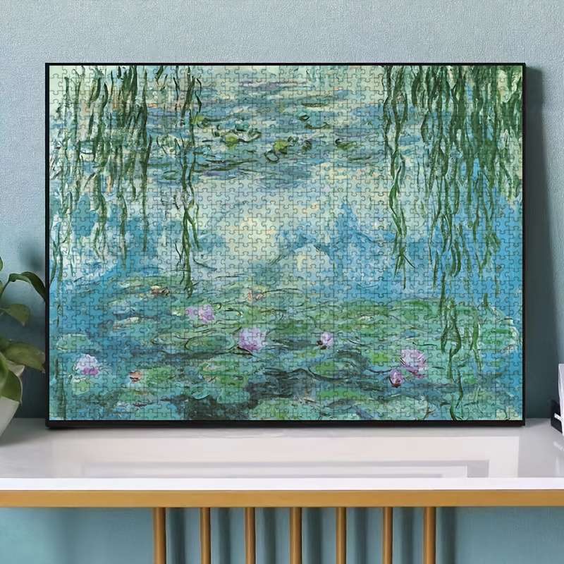 1000pcs Paper Puzzle for Adults Vibrant Colorful Scenery Scenes Easy to Clean