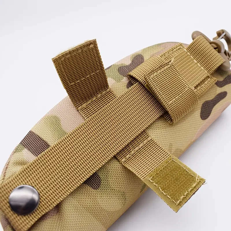 1pc Tactical Fashion Glasses Case for Outdoor Enthusiasts Durable Polyester Black Fit for Hunting  F