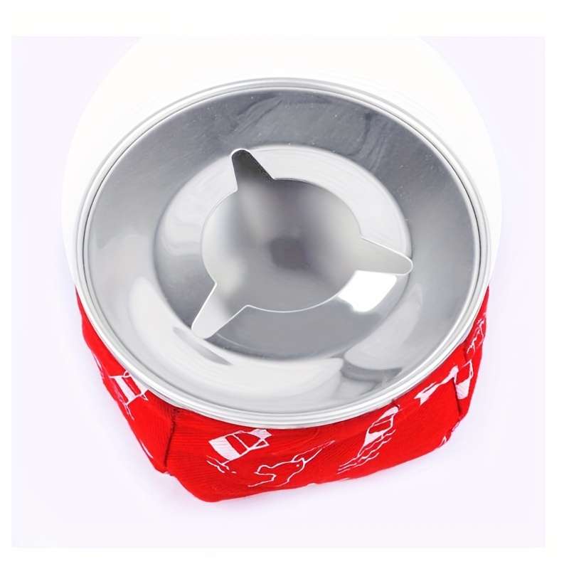 1pc Stainless Steel Ashtray with Windproof Canvas Sandbag Portable Cigarette Holder for Cars RVs