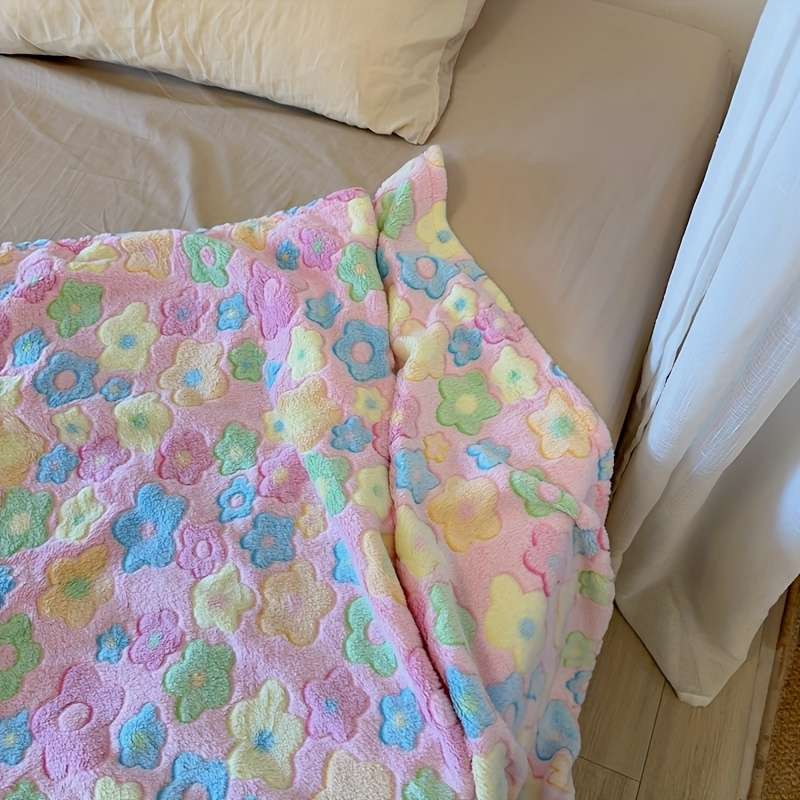 1ps Blanket Style Rose Red Plum