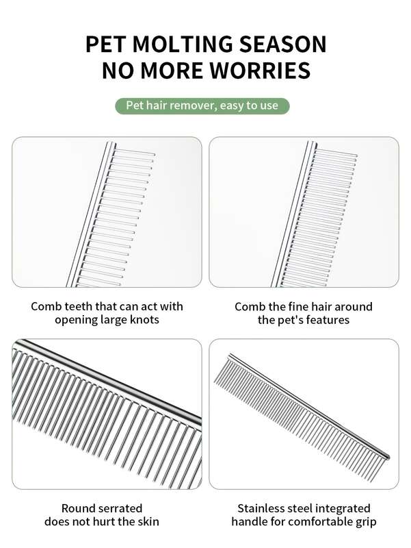 1pc 1 Small Comb 16 2.7cm Pet Comb