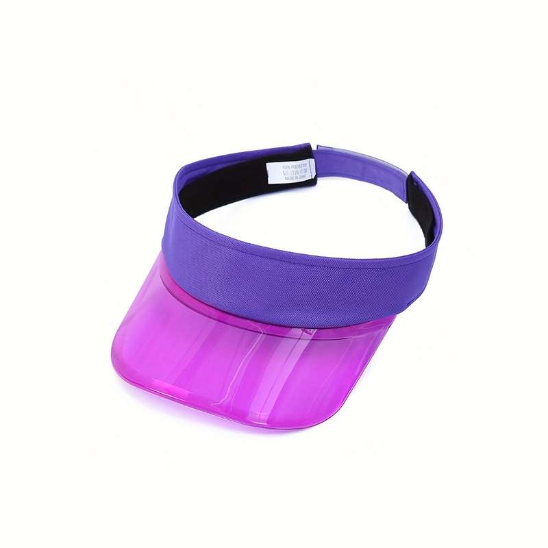 1pc Y2K Style Clear Brim Bucket Hat Lightweight Polyester Adjustable Strap Ideal for Outdoor