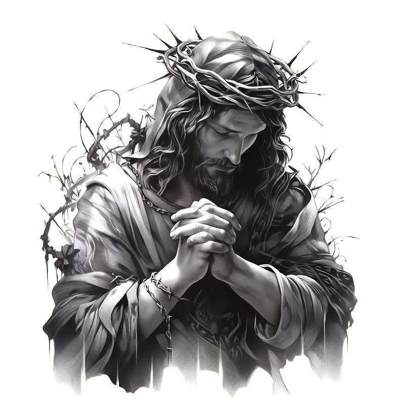 1pc Jesus Christian Themed Stickers