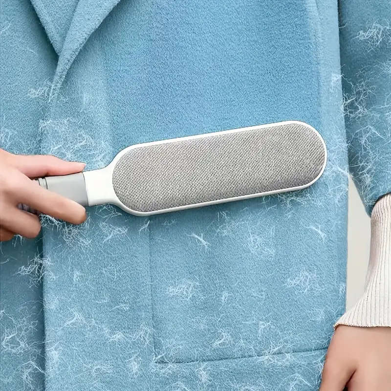 1pc Multi-Functional Reusable Dust Brush Double-Sided Pet Hair Remover Manual Electrostatic Lint Bru
