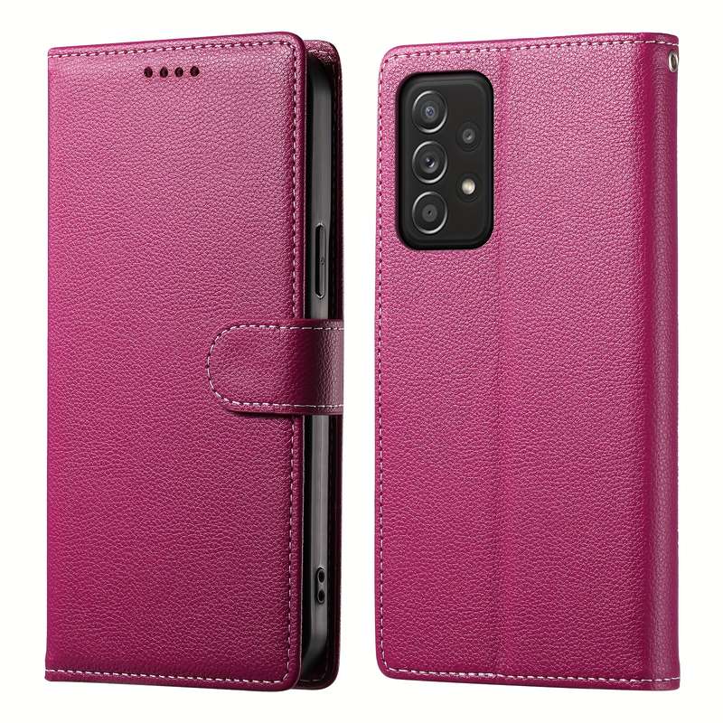 1pc Rose Red For Samsung Galaxy A52 5G Phone Cases