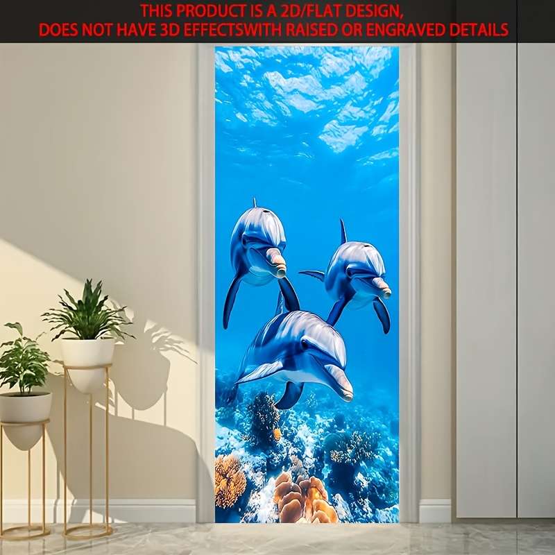 1Pc 77x200cm Door Window Sticker