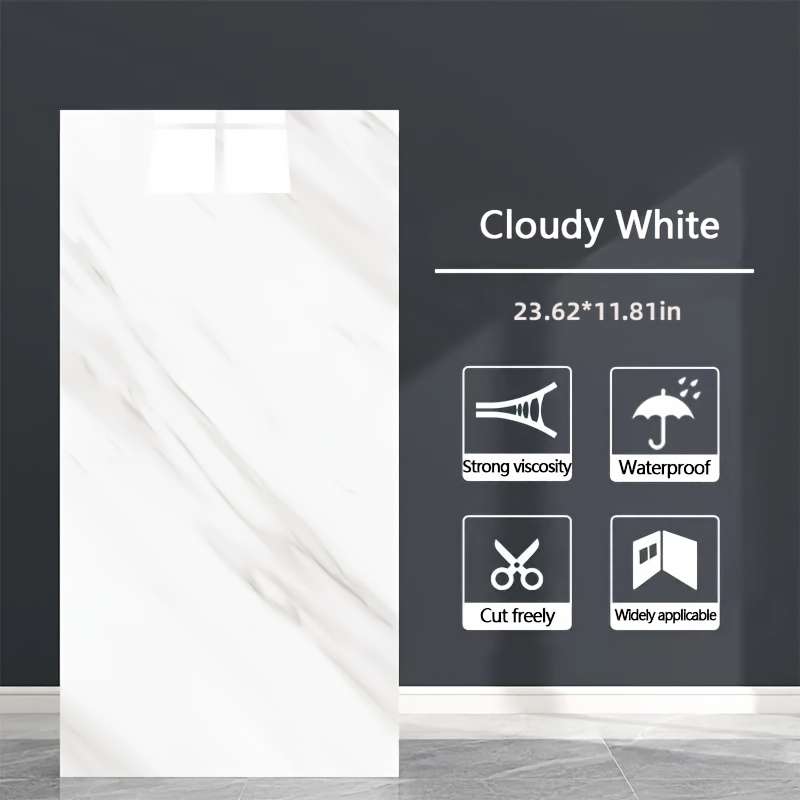 1PC Wall StickersCloudy White40pcs 30cmX60cm 11.81inx23.62in