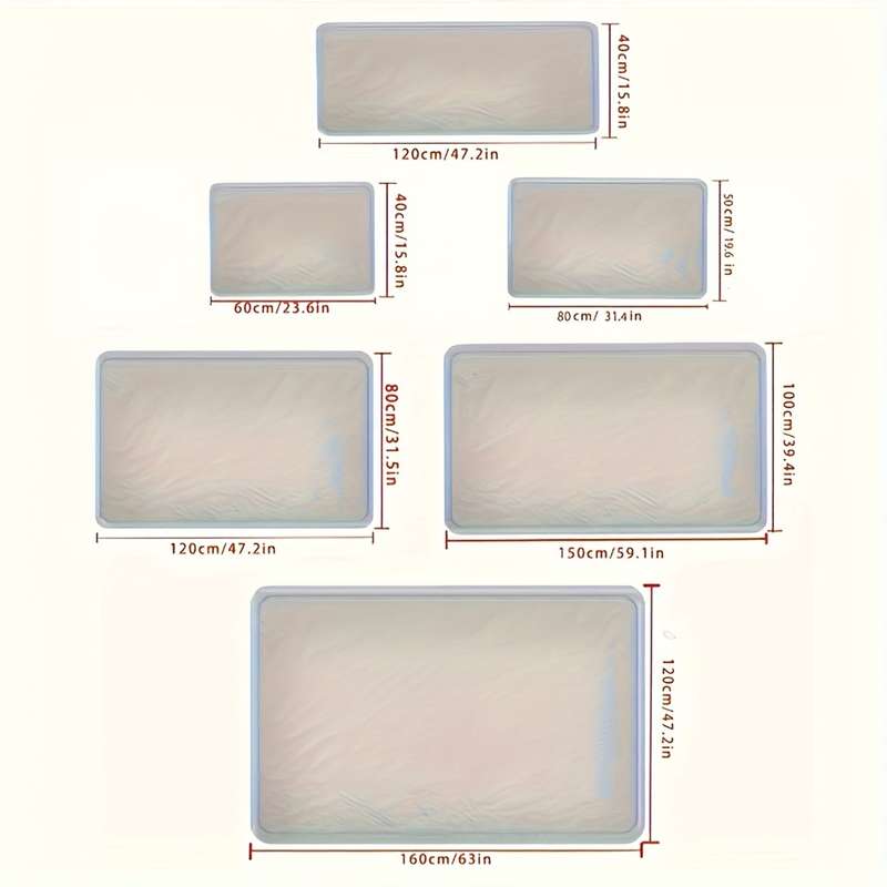 1Pc 47.24x62.99inch 120x160cm Floor Mat