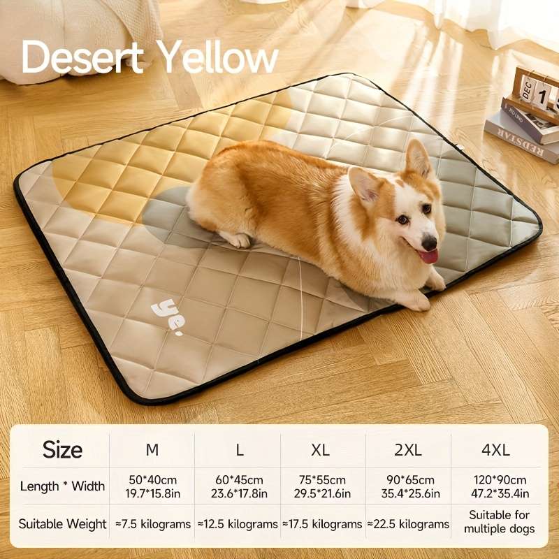 1piece Coffee Color Cooling Pad