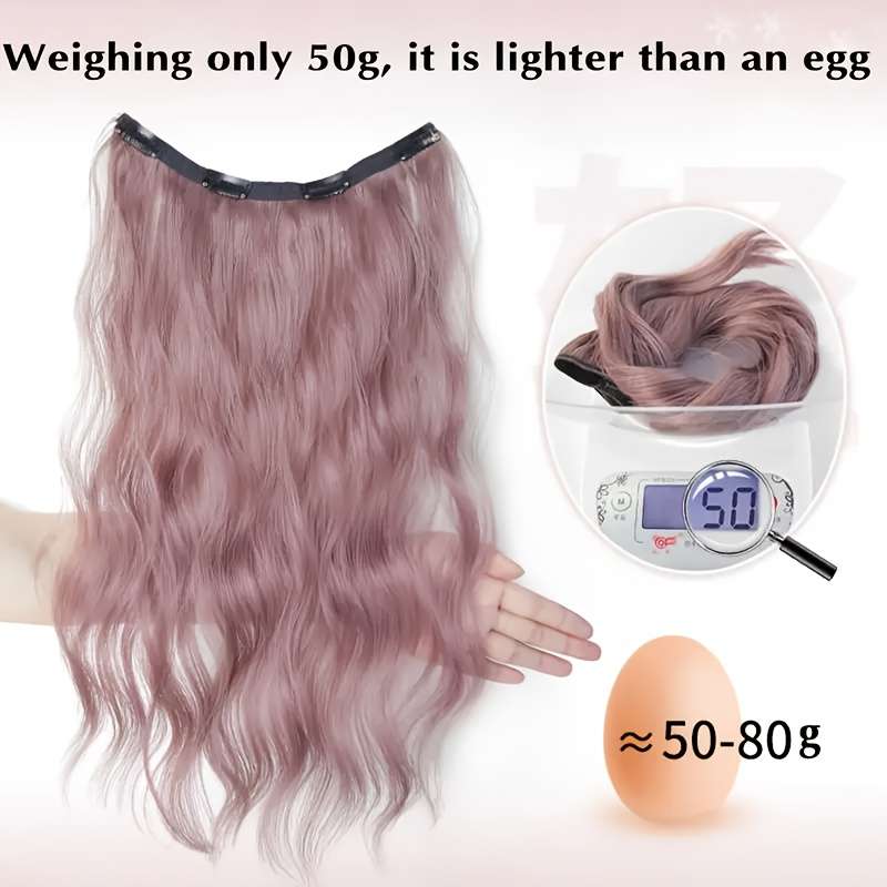 1Pc Dirty Orange 50.8cm Fashion Design Wig