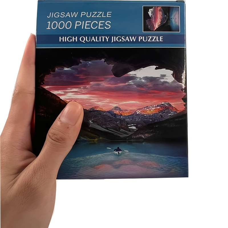 1000pcs MINI PUZZLE Follow Your Heart 38x26cm Vintage Love Compass Puzzle Heart-Shap