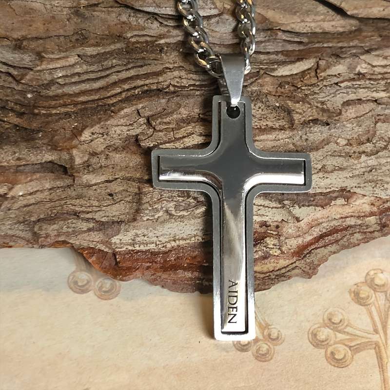1 Piece Silvery Jesus Theme Pendant