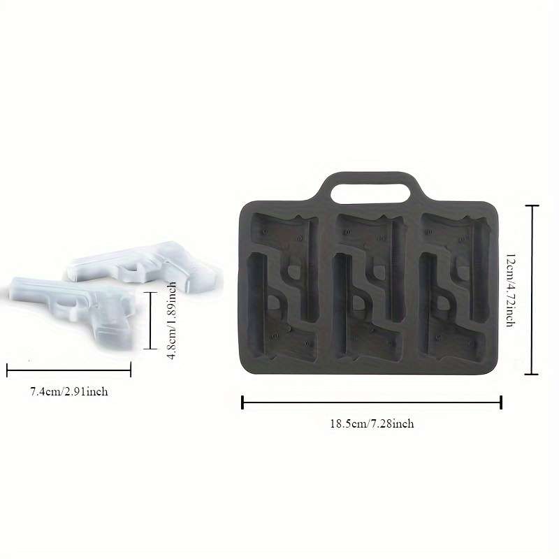 1pc Whiskey Enthusiast's Dream 1pc Silicone Ice Cube Tray Create Unique Shapes Perfect for Cock