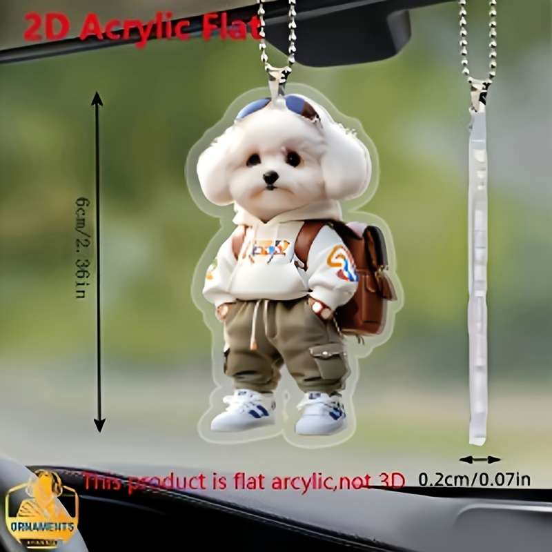 1pc 2D Flat -printed wall decorations not 3D KuGou acrylic Perfectly suitable for car mirrors k