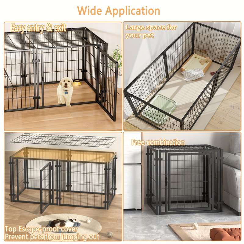 1pc Black Pet Cage