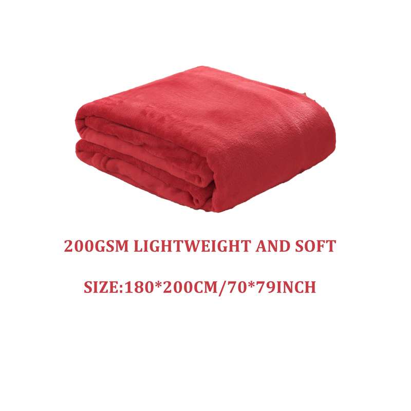 1ps Blanket Color Navy Blue size 100x150cm