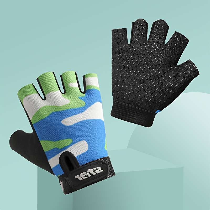 1 Pair Red Size L For 6 To 10 Years Old Outdoor Sports Gloves