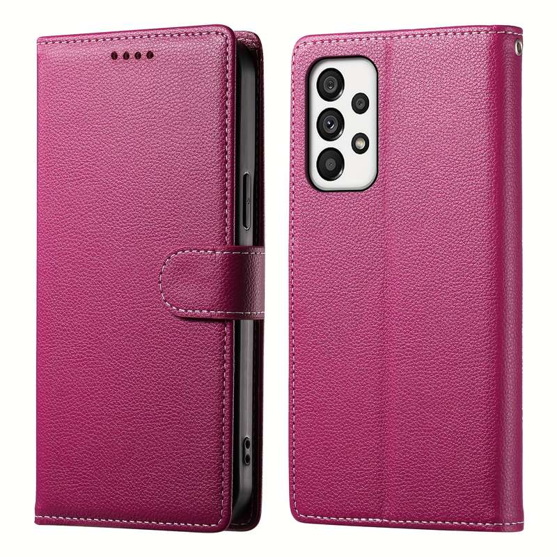 1pc Rose Red For Samsung Galaxy A73 5G Phone Cases