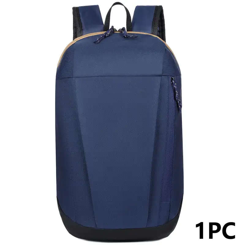 1pc Lightweight Teal Outdoor Backpack Sporty Comfortable Fashion Travel Mini Pack with Zip Closure